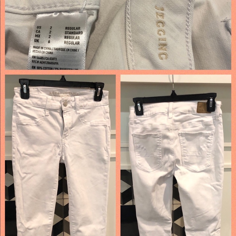 AEO Jegging white